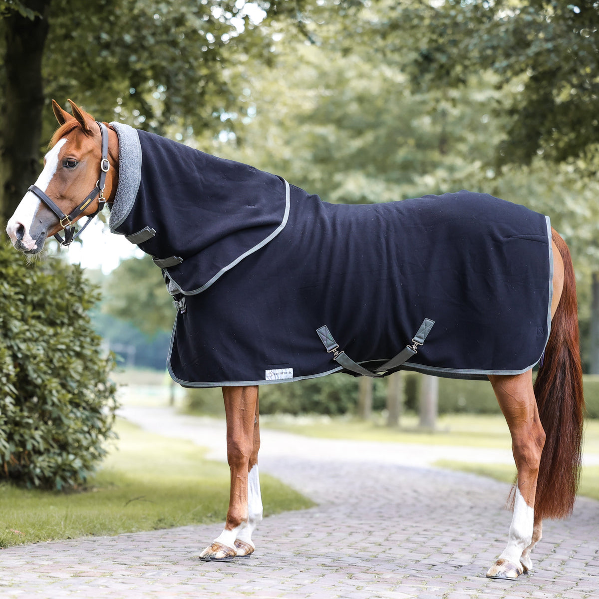 Dominick Cosy Fleecedecke Schwarz